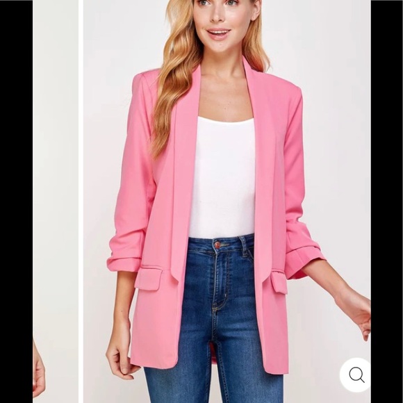 strut & bolt Jackets & Coats Nwt Strut And Bolt Pink Blazer Poshmark